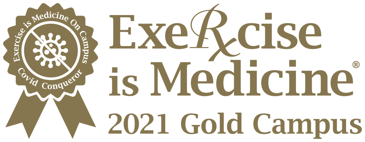 Exercise is Medicine 2021 Gold Campus Covid Conqueror