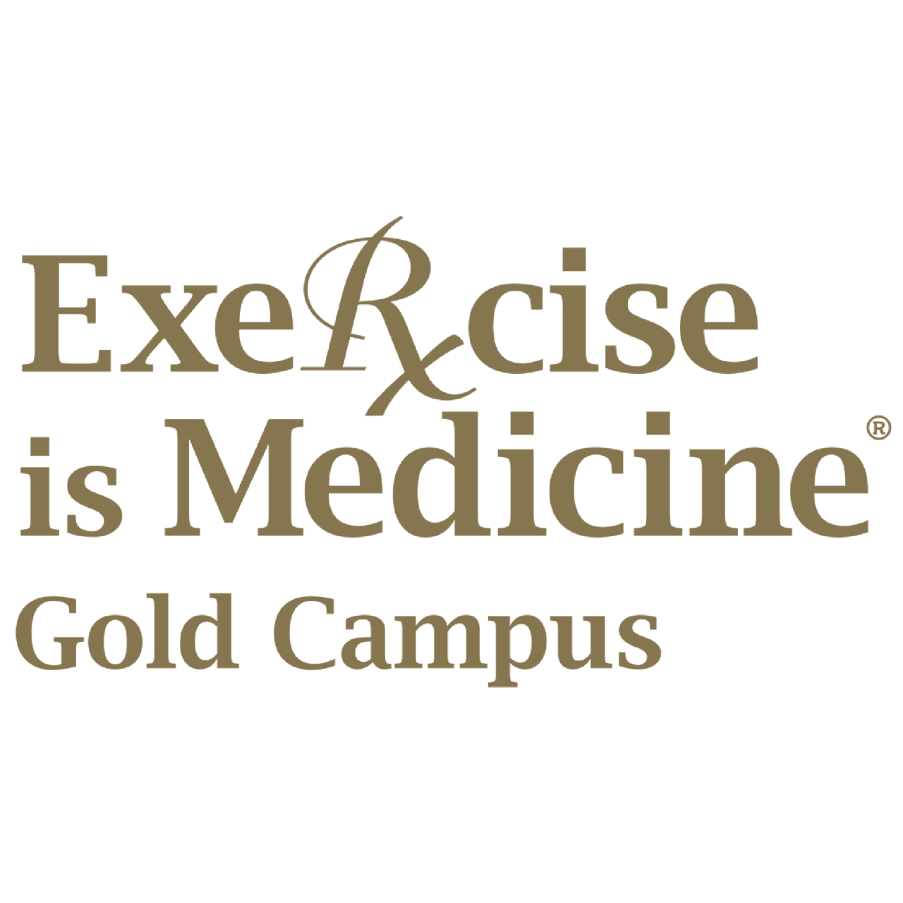 Exercise is Medicine Gold Campus Logo