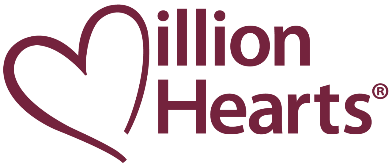 Million hearts logo