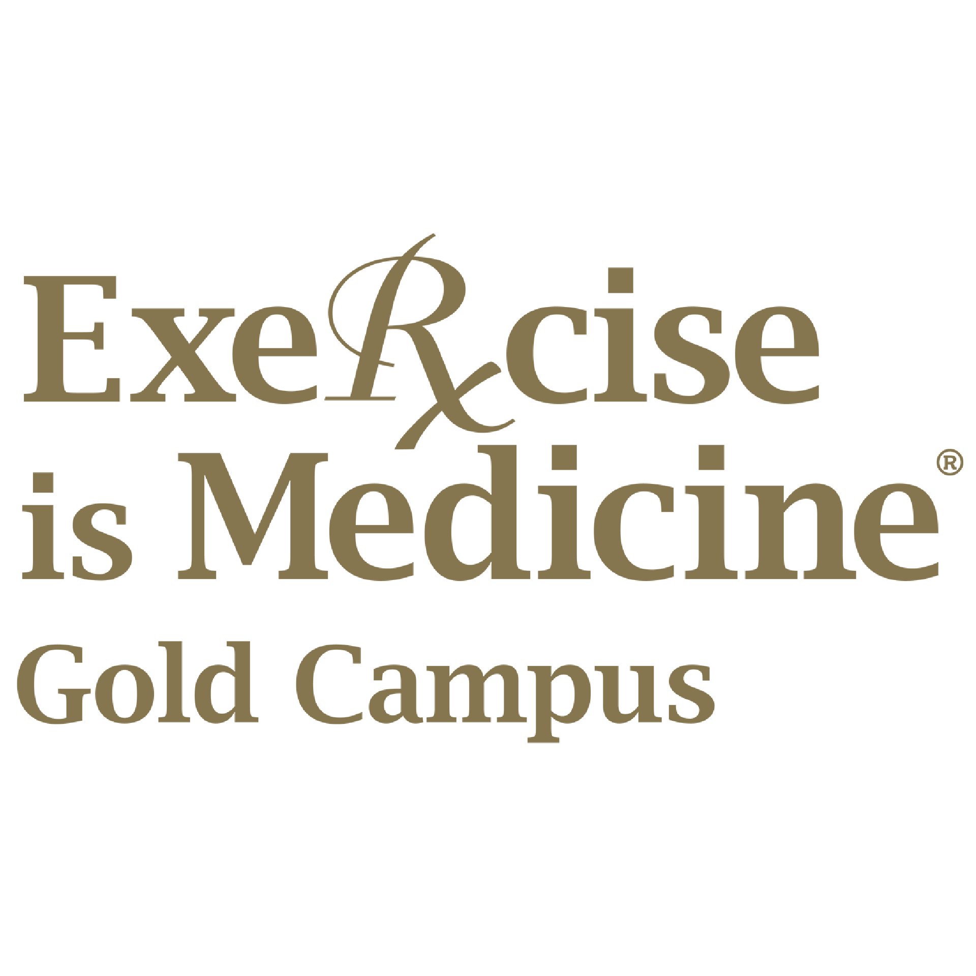 Exercise is Medicine Gold Campus Logo